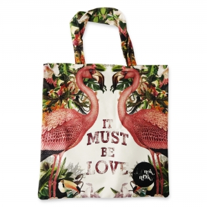 Eco Tote Bag It Must Be Love (Flamingo) Eco Tote Bag It Must Be Love (Flamingo)