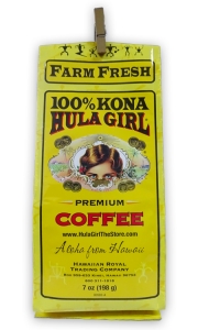 Hula Girl 100% Kona Coffee 7oz