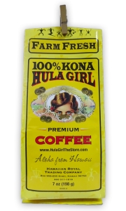 Hula Girl 100% Kona Coffee 7oz Hula Girl 100% Kona Coffee 7oz
