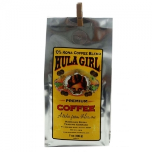 Hula Girl 10% Kona Coffee Blend 7oz Hula Girl 10% Kona Coffee Blend 7oz