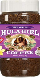 Hula Girl Freeze Dried Very Vanilla Flavored Coffee