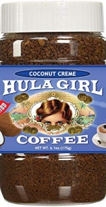 Hula Girl Freeze Dried Coconut Creme Flavored Coffee