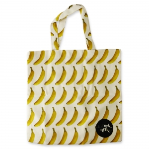 Eco Tote Bag Banana Pattern Eco Tote Bag Banana Pattern