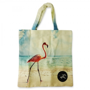 Eco Tote Bag One Flamingo Eco Tote Bag One Flamingo