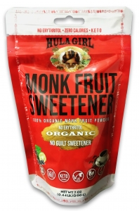 Hula Girl Monk Fruit Sweetener 100% Organic Monk Fruit Powder Extract