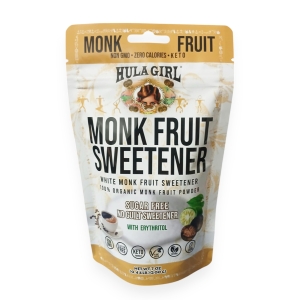 Hula Girl Monk Fruit Sweetener 100% Organic Monk Fruit Extract with Erythritol Hula Girl Monk Fruit Sweetener 100% Organic Monk Fruit Extract with Erythritol