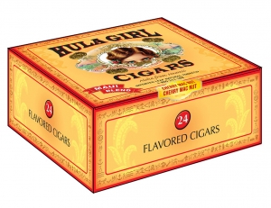 Hula Girl Cigar Box 24