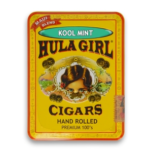 Hula Girl Kool Mint Cigar Hula Girl Kool Mint Cigars in Tin