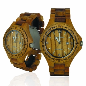 Kahala Handmade Wooden Watch Made with Acacia Koa Wood Handmade Wooden Watch Made with Acacia Koa Wood - Kahala # 1A