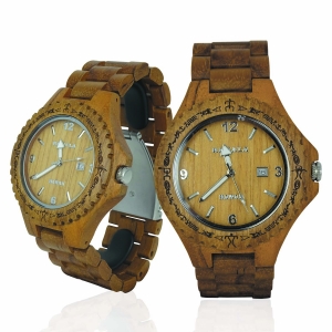 teak wood watch