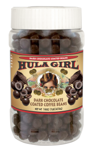 Hula Girl Dark Chocolate Coated Coffee Beans Hula Girl Dark Chocolate Coated Coffee Beans