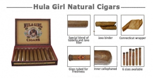 Hula Girl Double Corona Natural Cigars Hula Girl Double Corona Natural Cigars