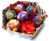 Hula Girl Hawaiian Christmas Tree Ornaments Box of 7 Assorted Balls