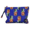 Small pouch  Blue Pineapple