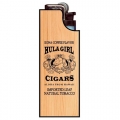Hula Girl Cigar Wood Lighter Case