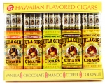 5 Pack Hula Girl Mac Nut Flavored Small Cigars