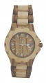 Handmade Wooden Watch Made with Walnut and Zebra Wood