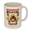 Hula Girl Coffee Mug White 11oz